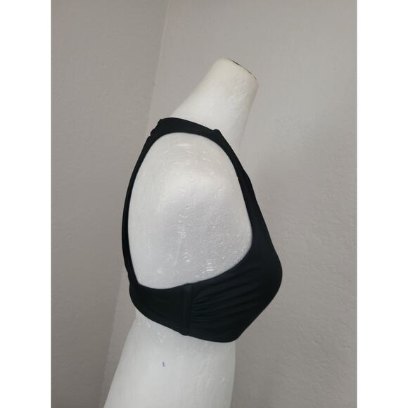 Athleta‎ Maldives Bra Cup Bikini Top Womens Size 34 B/C Black Underwire UPF - Picture 6 of 12